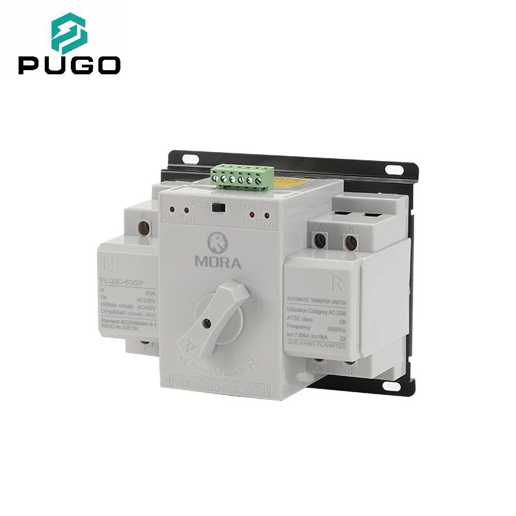 MORA 2P 63A Dual Power Automatic Transfer Switch (ATSE)