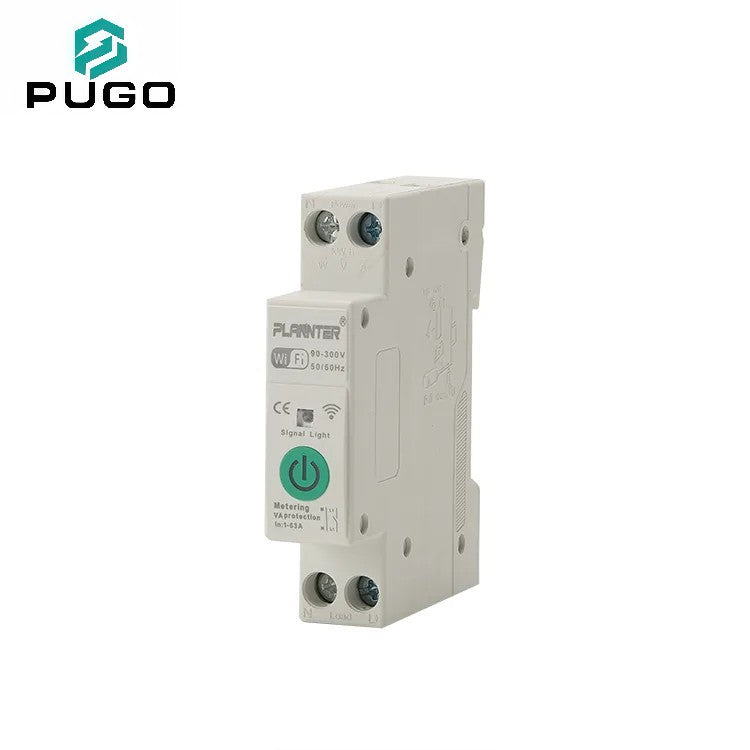 PLANNTER WiFi 1P MCB Smart Meter Circuit Breaker
