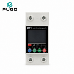 PUGO WiFi intelligent automatic reclosing protector (intelligent metering circuit breaker, 1P+N, adjustable from 1 to 63A)