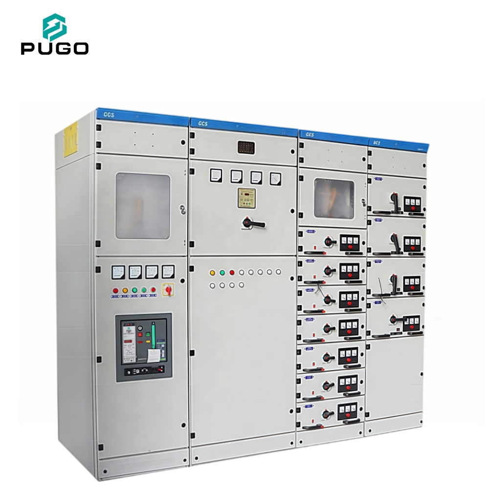 PUGO Source Manufacturer Customized GCS-001 Low-voltage Withdrawable Switchgear Distribution Cabinet IP30/IP40 Complete Equipment