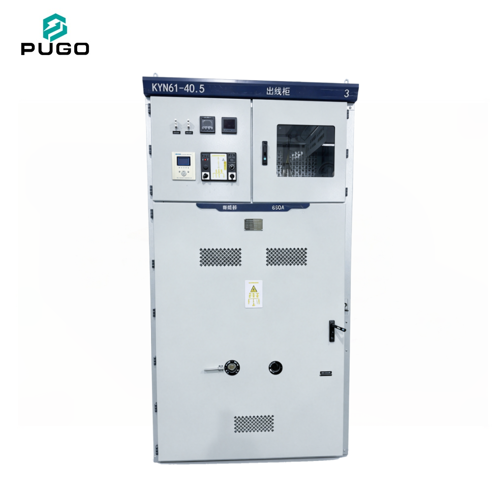 PUGO KYN61-40.5 High Quality High Voltage MV HV Armored Removable Metal Enclosed Switchgear Metal Cabinet IP4X 50Hz Electric
