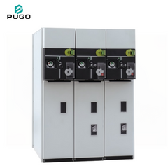 PUGO SM6 MV Switchgear IM & QM Type DM1 24kV 12kV Air Insulated Industrial Power Distribution Ring Main Unit 3 Cell IP54 Metal