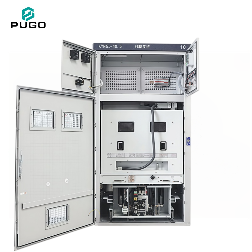 PUGO KYN61-40.5 High Quality High Voltage MV HV Armored Removable Metal Enclosed Switchgear Metal Cabinet IP4X 50Hz Electric