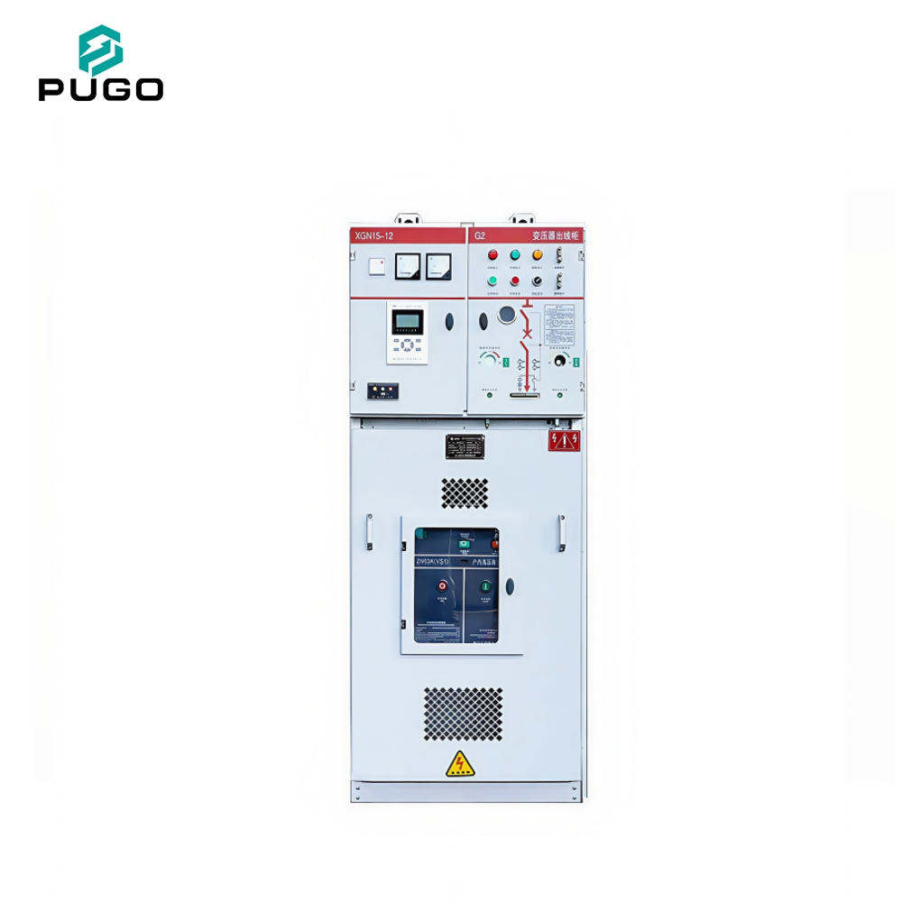 Pugao HXGN15-12 AC Metal Aluminium Zinc Coated Closed Ring Switchgear RMU High Voltage Power Distribution Industrial Rated IP40