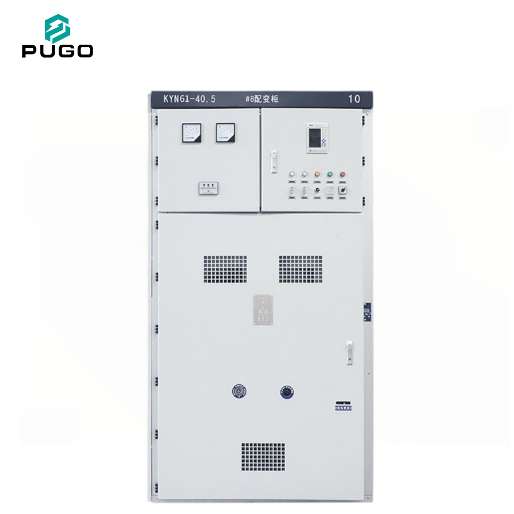 PUGO KYN61-40.5 High Quality High Voltage MV HV Armored Removable Metal Enclosed Switchgear Metal Cabinet IP4X 50Hz Electric