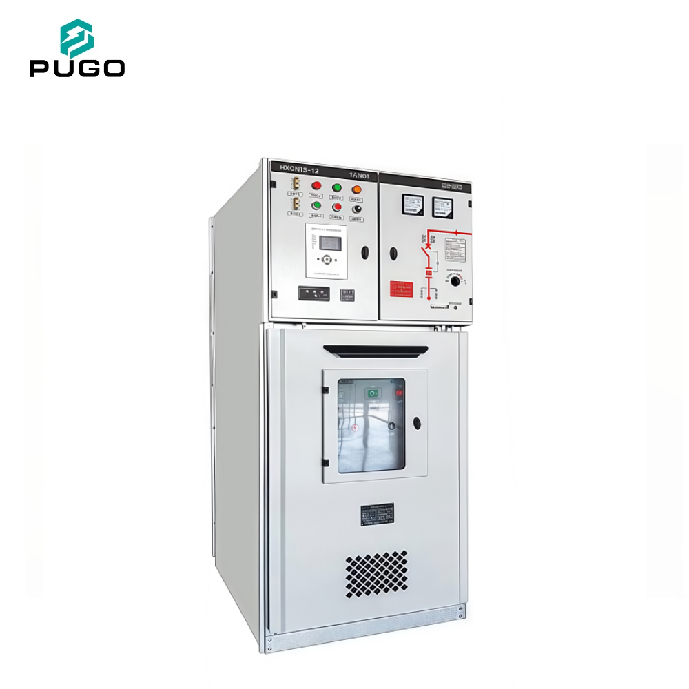 Pugao HXGN15-12 AC Metal Aluminium Zinc Coated Closed Ring Switchgear RMU High Voltage Power Distribution Industrial Rated IP40