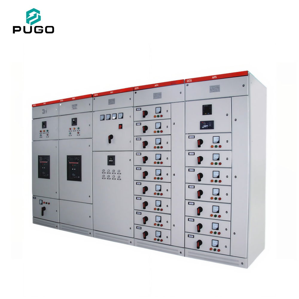 PUGO Source Manufacturer Customized GCS-001 Low-voltage Withdrawable Switchgear Distribution Cabinet IP30/IP40 Complete Equipment